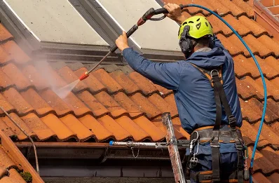 Démoussage et hydrofuge de toiture à Lafarre